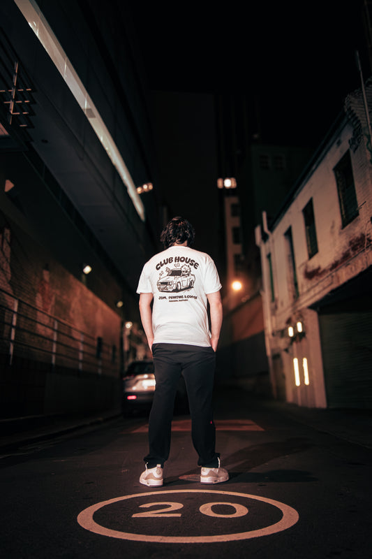 Chibi Club Tee - B/W