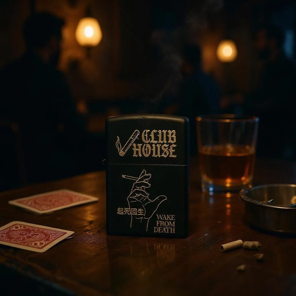 Clubhouse zippo lighter