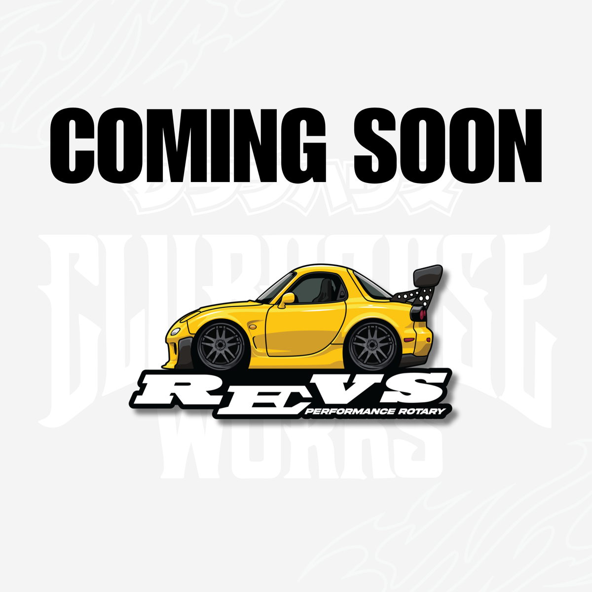 REVS Yellow FD Die Cut Sticker