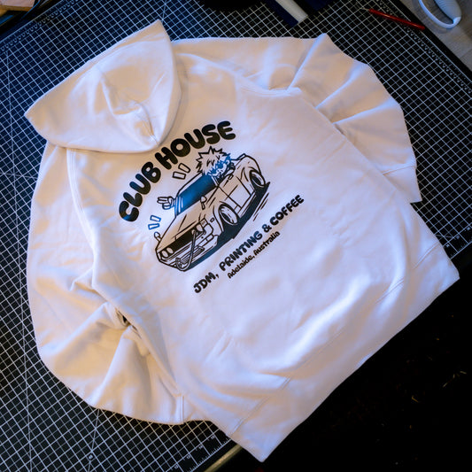 Chibi Club B/W Hoodie