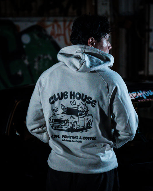 Chibi Club B/W Hoodie