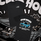 Black Chibi Club Tee featuring Toyota RA23 Celica chibi artwork