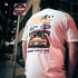 Fast Culture Tee with RX-7 FD3S rotary graphic shown from the back