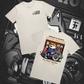 Bone Shiba-San Tee featuring wheels and ramen Shiba artwork